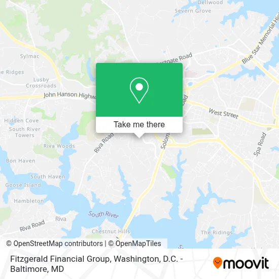 Fitzgerald Financial Group map