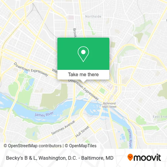 Becky's B & L map