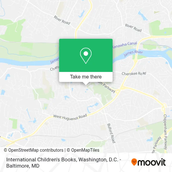 International Children's Books map