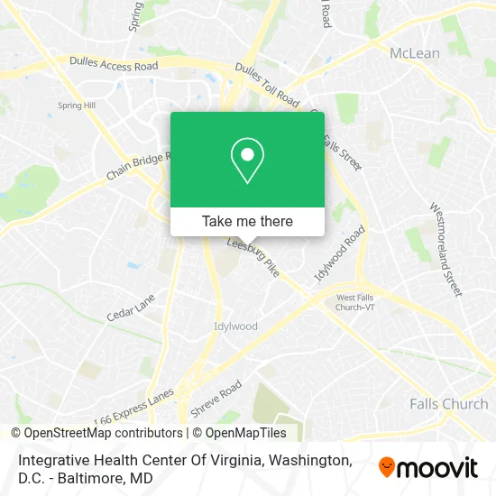 Integrative Health Center Of Virginia map