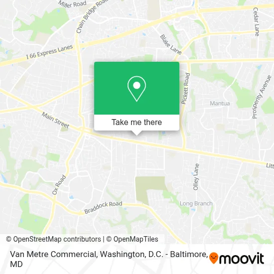 Van Metre Commercial map
