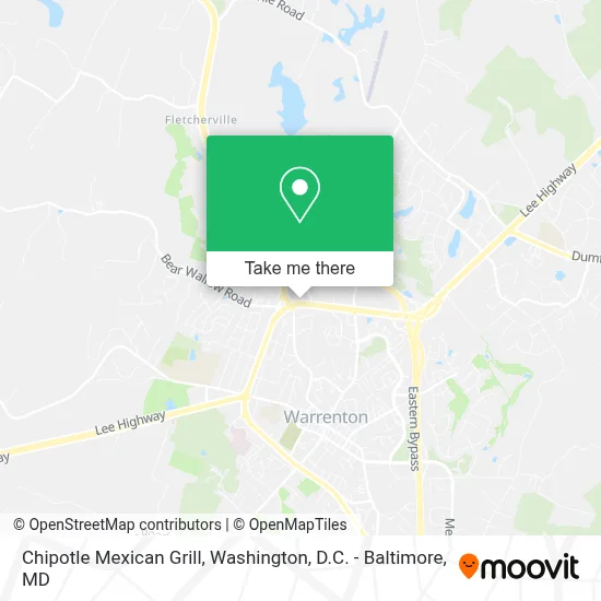 Chipotle Mexican Grill map