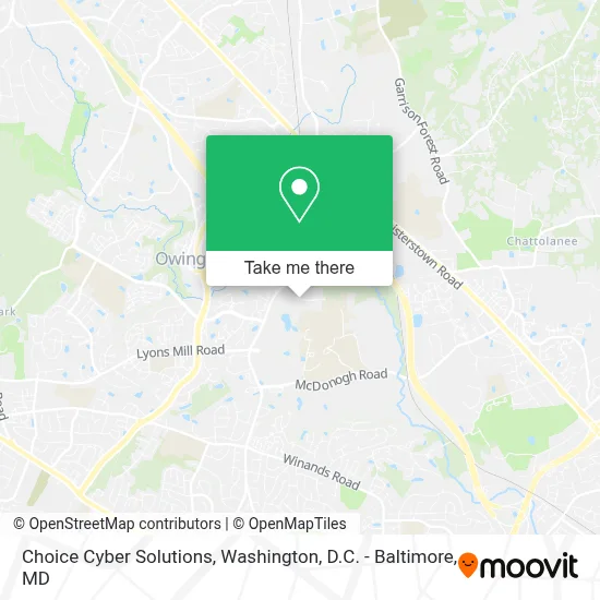 Choice Cyber Solutions map