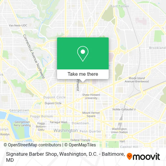 Signature Barber Shop map