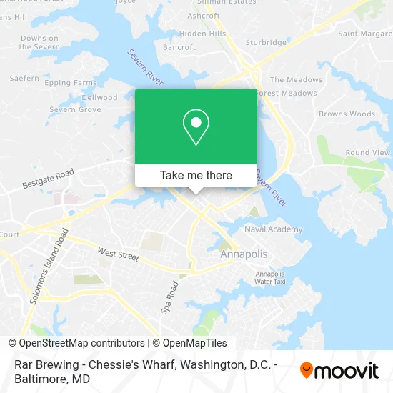 Rar Brewing - Chessie's Wharf map