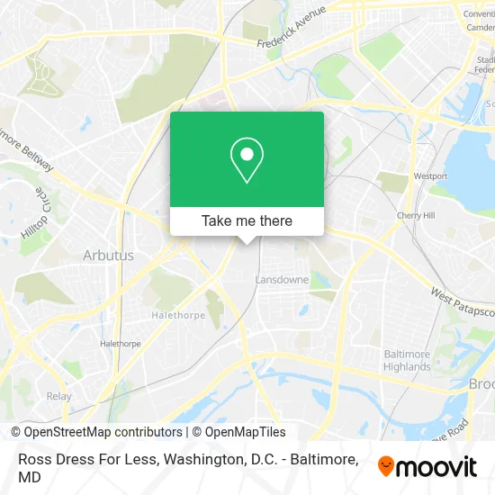 Ross Dress For Less map