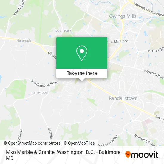 Mko Marble & Granite map