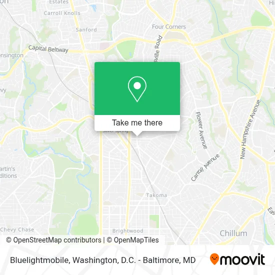 Bluelightmobile map
