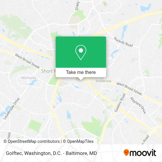 Golftec map