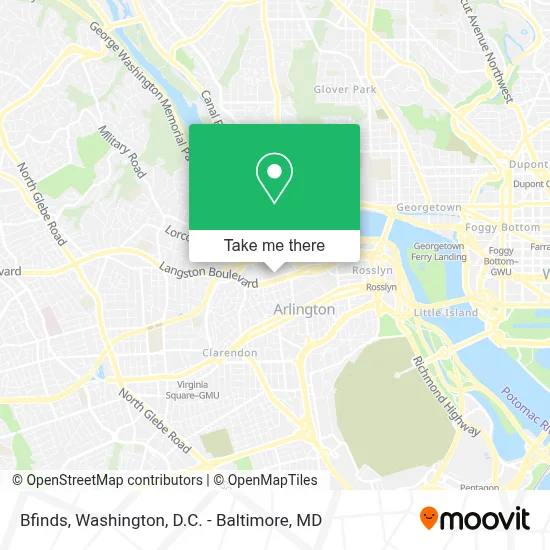 Bfinds map