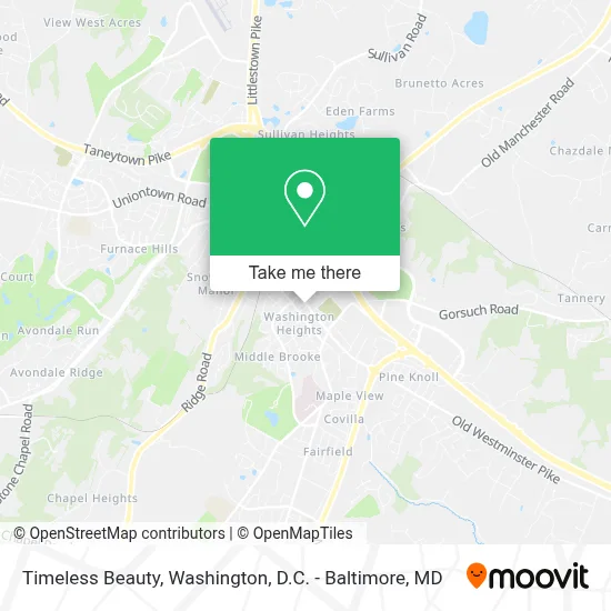 Timeless Beauty map