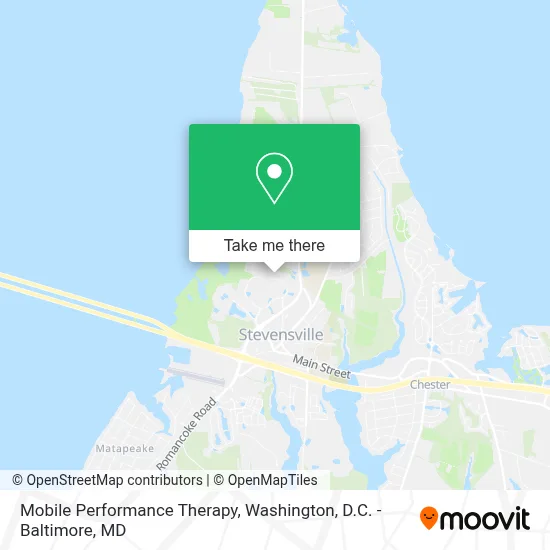 Mobile Performance Therapy map