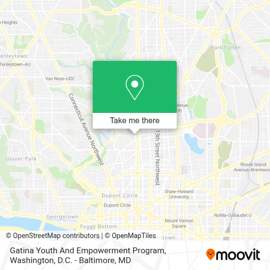 Gatina Youth And Empowerment Program map