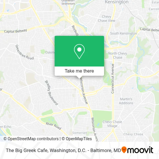 The Big Greek Cafe map