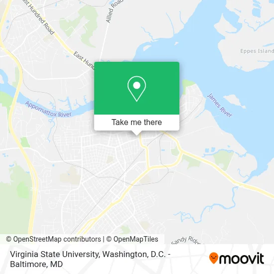 Virginia State University map