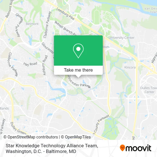 Star Knowledge Technology Alliance Team map