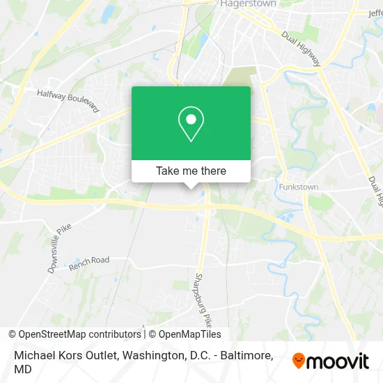 Michael Kors Outlet map