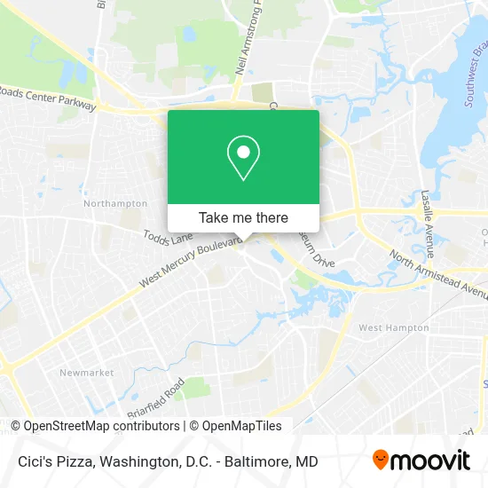Cici's Pizza map