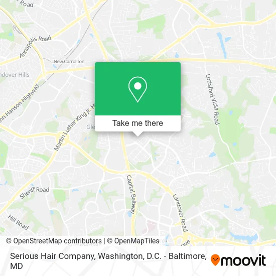Serious Hair Company map