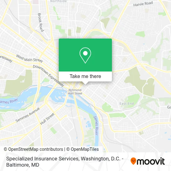Specialized Insurance Services map