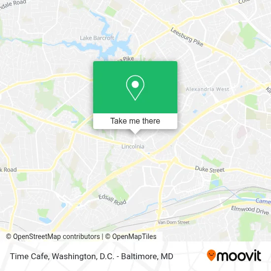 Time Cafe map