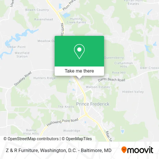 Z & R Furniture map