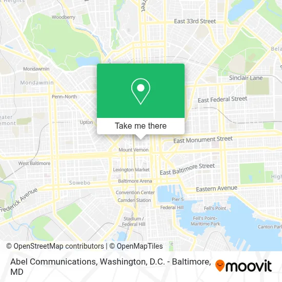 Abel Communications map