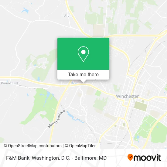F&M Bank map