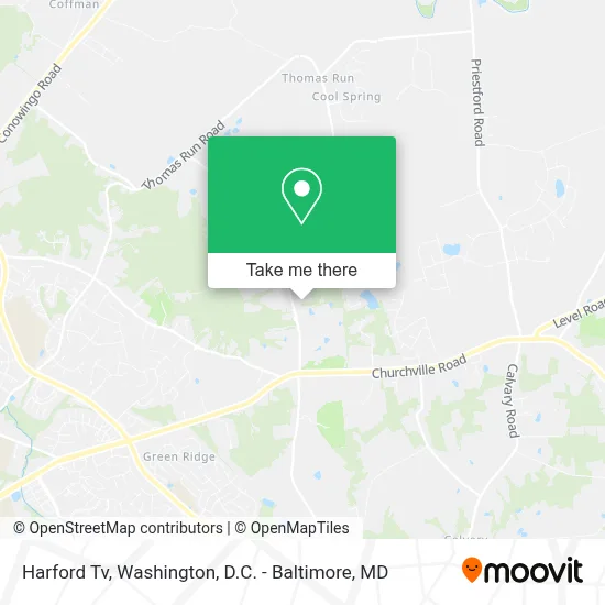 Harford Tv map