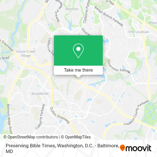 Preserving Bible Times map