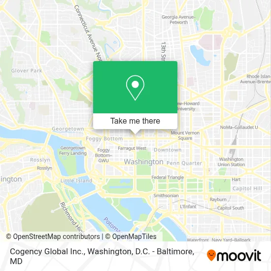 Cogency Global Inc. map