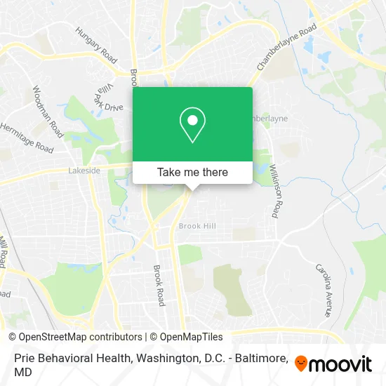 Prie Behavioral Health map