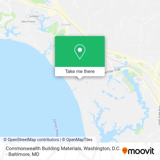 Commonwealth Building Materials map