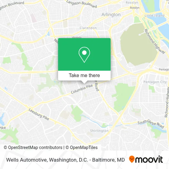 Wells Automotive map