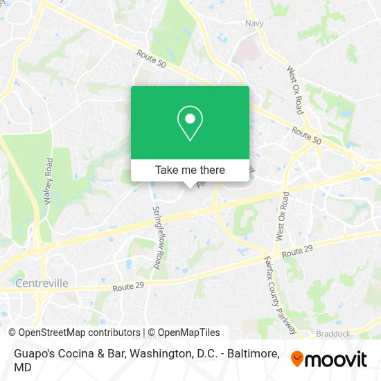 Guapo's Cocina & Bar map