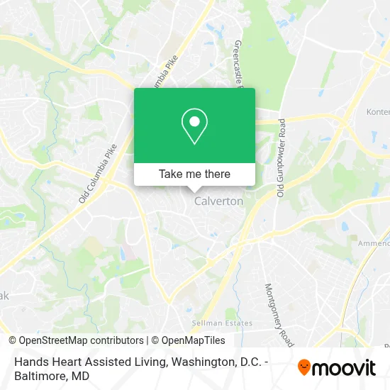 Hands Heart Assisted Living map