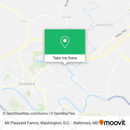 Mt Pleasant Farms map