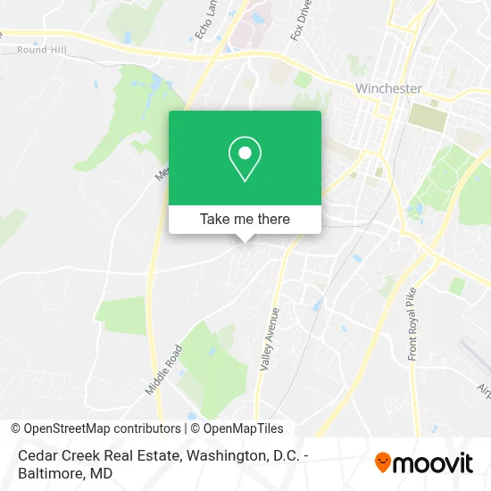 Cedar Creek Real Estate map