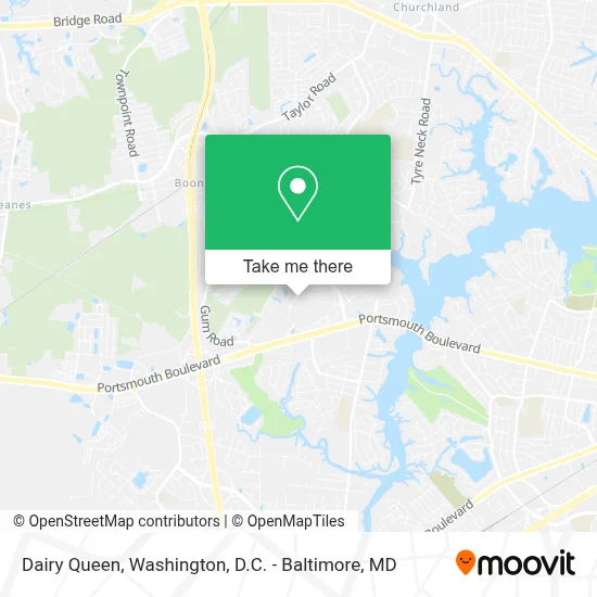 Dairy Queen map