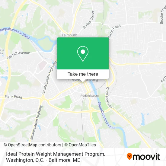 Ideal Protein Weight Management Program map