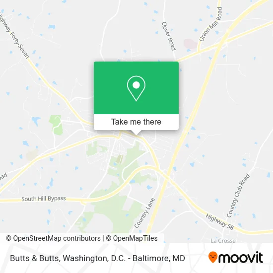 Butts & Butts map