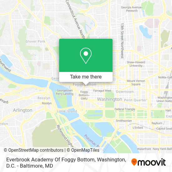 Everbrook Academy Of Foggy Bottom map