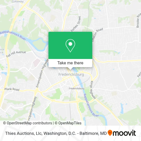 Thies Auctions, Llc map