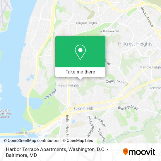 Harbor Terrace Apartments map
