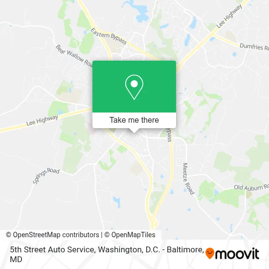 5th Street Auto Service map