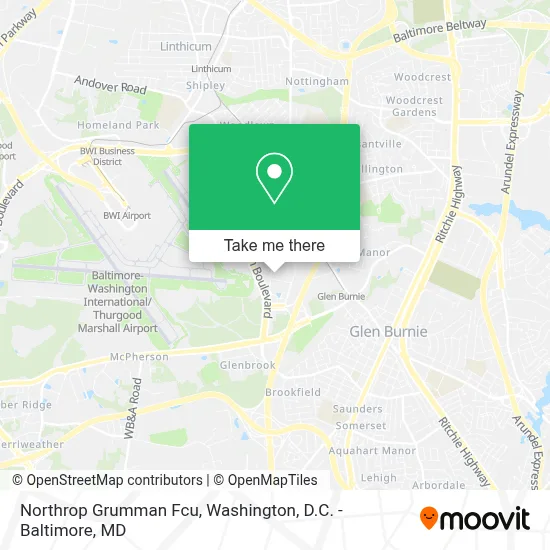 Northrop Grumman Fcu map