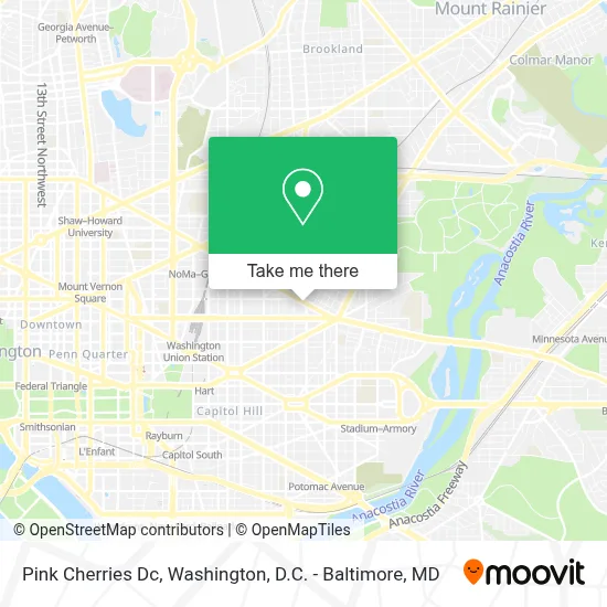 Pink Cherries Dc map
