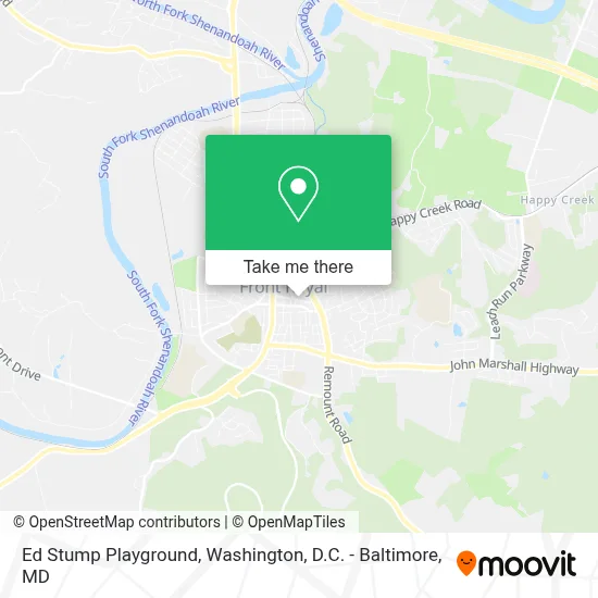 Ed Stump Playground map