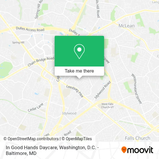 In Good Hands Daycare map