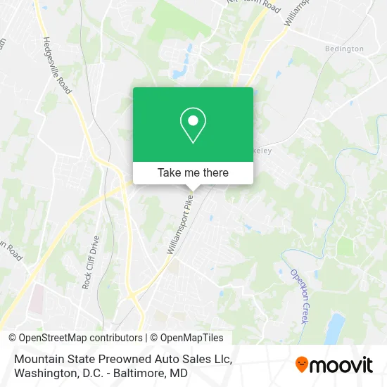Mountain State Preowned Auto Sales Llc map